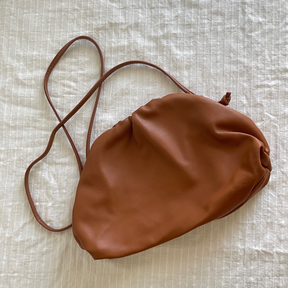 Stylish Clutch Camel Brown Purse Bag